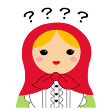 Let's talk with matryoshka doll sticker #6928006