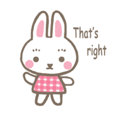 Pinky of rabbit  (English) sticker #6928592