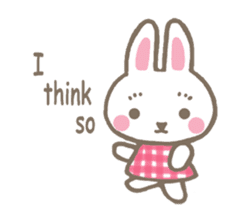 Pinky of rabbit  (English) sticker #6928593