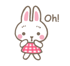 Pinky of rabbit  (English) sticker #6928594