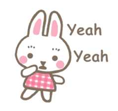 Pinky of rabbit  (English) sticker #6928595