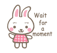 Pinky of rabbit  (English) sticker #6928602