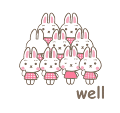 Pinky of rabbit  (English) sticker #6928604