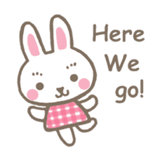 Pinky of rabbit  (English) sticker #6928605