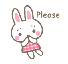 Pinky of rabbit  (English) sticker #6928612