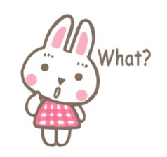 Pinky of rabbit  (English) sticker #6928613