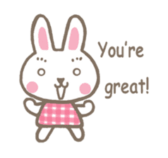 Pinky of rabbit  (English) sticker #6928618