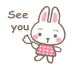 Pinky of rabbit  (English) sticker #6928631