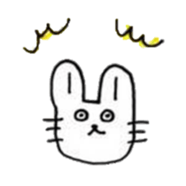 A frog and rabbit sticker #6928775