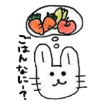 A frog and rabbit sticker #6928783