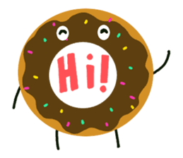 doughnut friends sticker #6928914