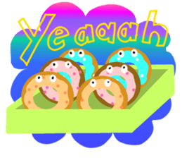 doughnut friends sticker #6928950