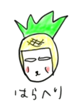 Mr. Mohawk Pineapple sticker #6929585