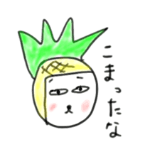 Mr. Mohawk Pineapple sticker #6929586