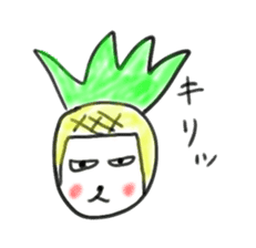 Mr. Mohawk Pineapple sticker #6929593