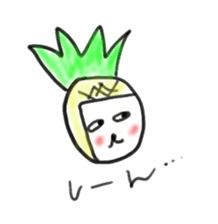 Mr. Mohawk Pineapple sticker #6929602