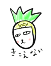 Mr. Mohawk Pineapple sticker #6929605