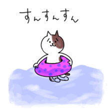 onomatopoeic cats sticker #6929787