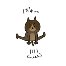 onomatopoeic cats sticker #6929801