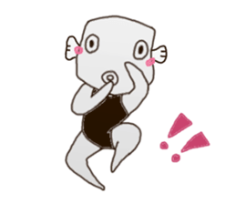 Trunkfish sticker sticker #6929944