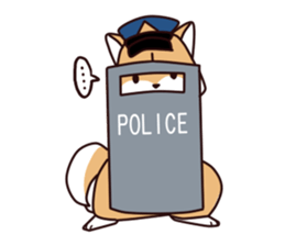 Policeman of the dog sticker #6929973