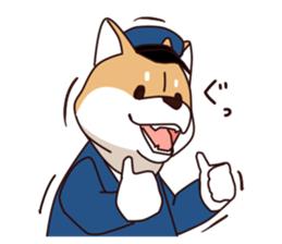 Policeman of the dog sticker #6930003