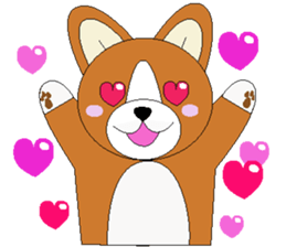 The Corgi which doesn't seem to be a dog sticker #6930555