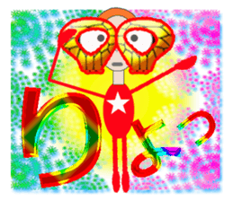 glasses girl Lyn-chan7 sticker #6931456