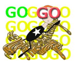 glasses girl Lyn-chan7 sticker #6931483