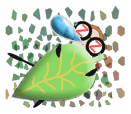 glasses girl Lyn-chan7 sticker #6931486