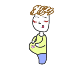 permanent wave sticker #6931540