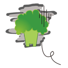 cauliflower brother sticker #6931891