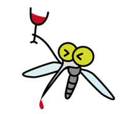 The life of a blithe mosquito sticker #6931996