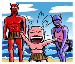 Zombies vs Momotaro sticker #6932209