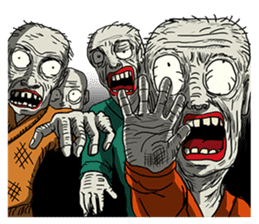 Zombies vs Momotaro sticker #6932212