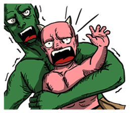 Zombies vs Momotaro sticker #6932216