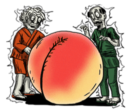 Zombies vs Momotaro sticker #6932233