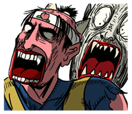 Zombies vs Momotaro sticker #6932241