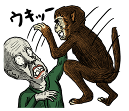 Zombies vs Momotaro sticker #6932242