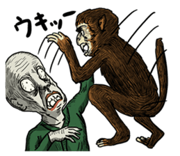 Zombies vs Momotaro sticker #6932242