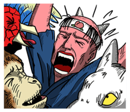 Zombies vs Momotaro sticker #6932246