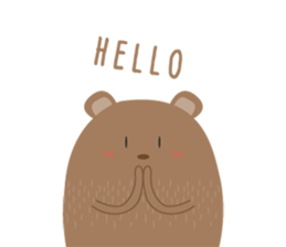 Mr.Bear's daily life sticker #6932849