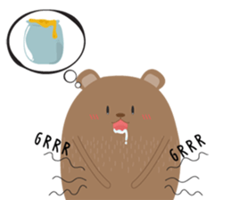 Mr.Bear's daily life sticker #6932851