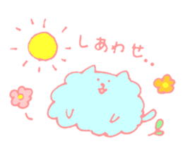 Cat of the unmanageable hair sticker #6932984