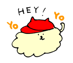 Cat of the unmanageable hair sticker #6932995