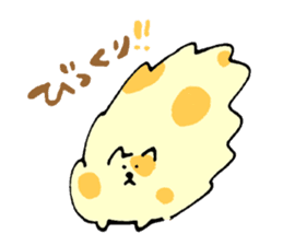 Cat of the unmanageable hair sticker #6933001