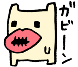 BIG lip BEAR. sticker #6933254
