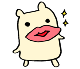 BIG lip BEAR. sticker #6933265