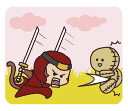 Monqi the Angry Ninja sticker #6933368