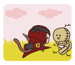Monqi the Angry Ninja sticker #6933369